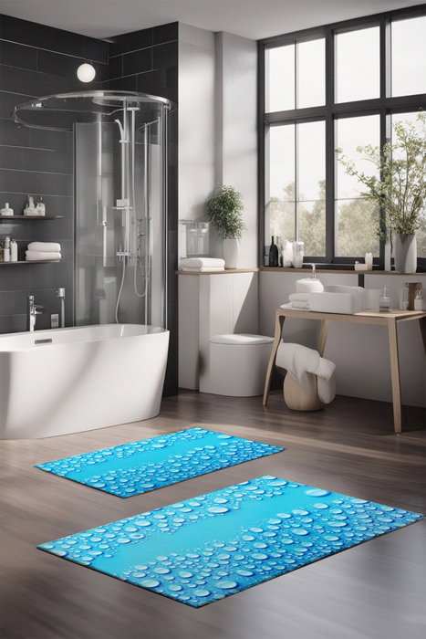 Mijölnir Juego de alfombrillas de baño CT-5203 Multicolor